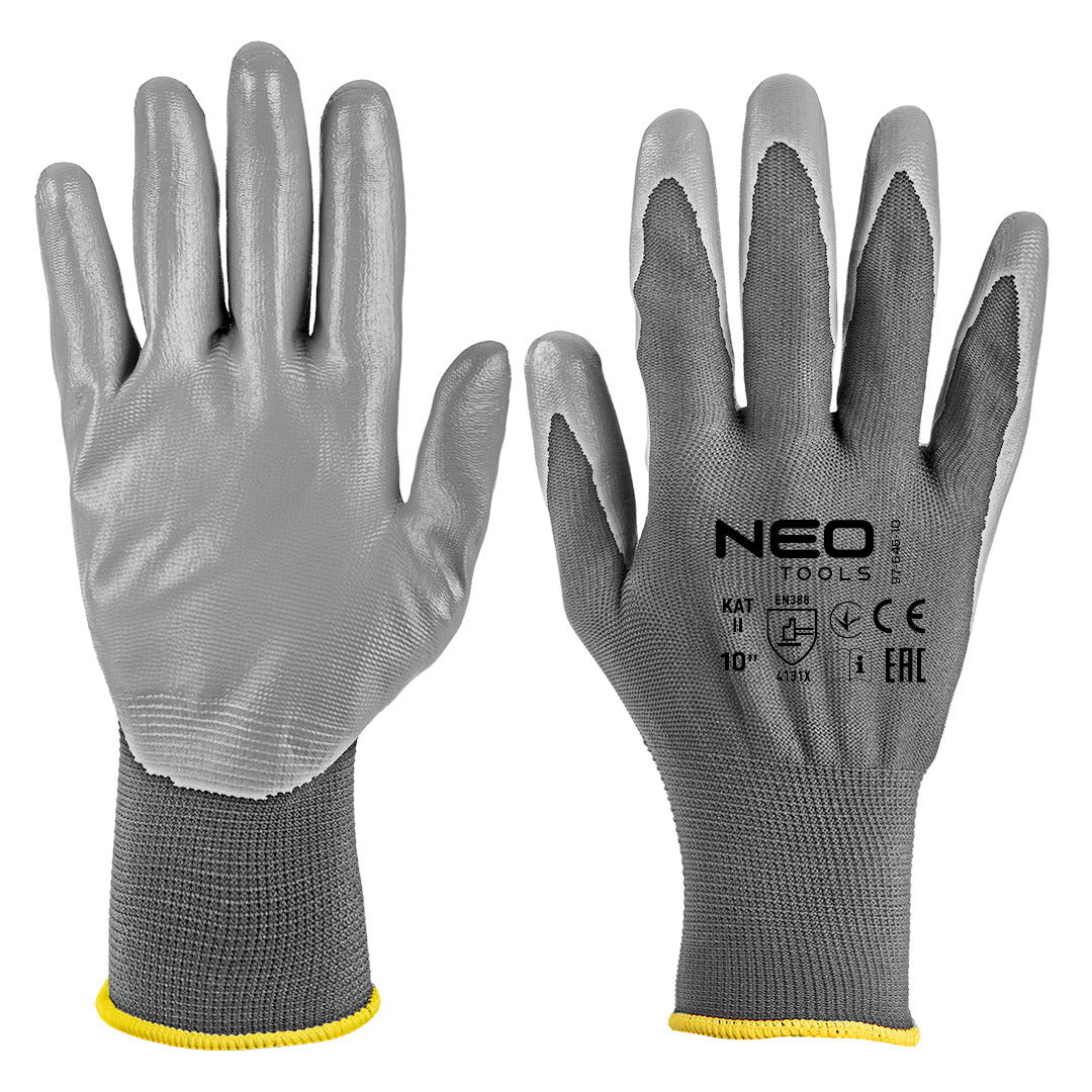 Рукавички робочі, поліестер з поліуретановим покриттям, 4131X, розмір 10 NEO (97-646-10)